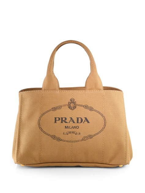 prada logo print canvas tote|prada canvas tote large.